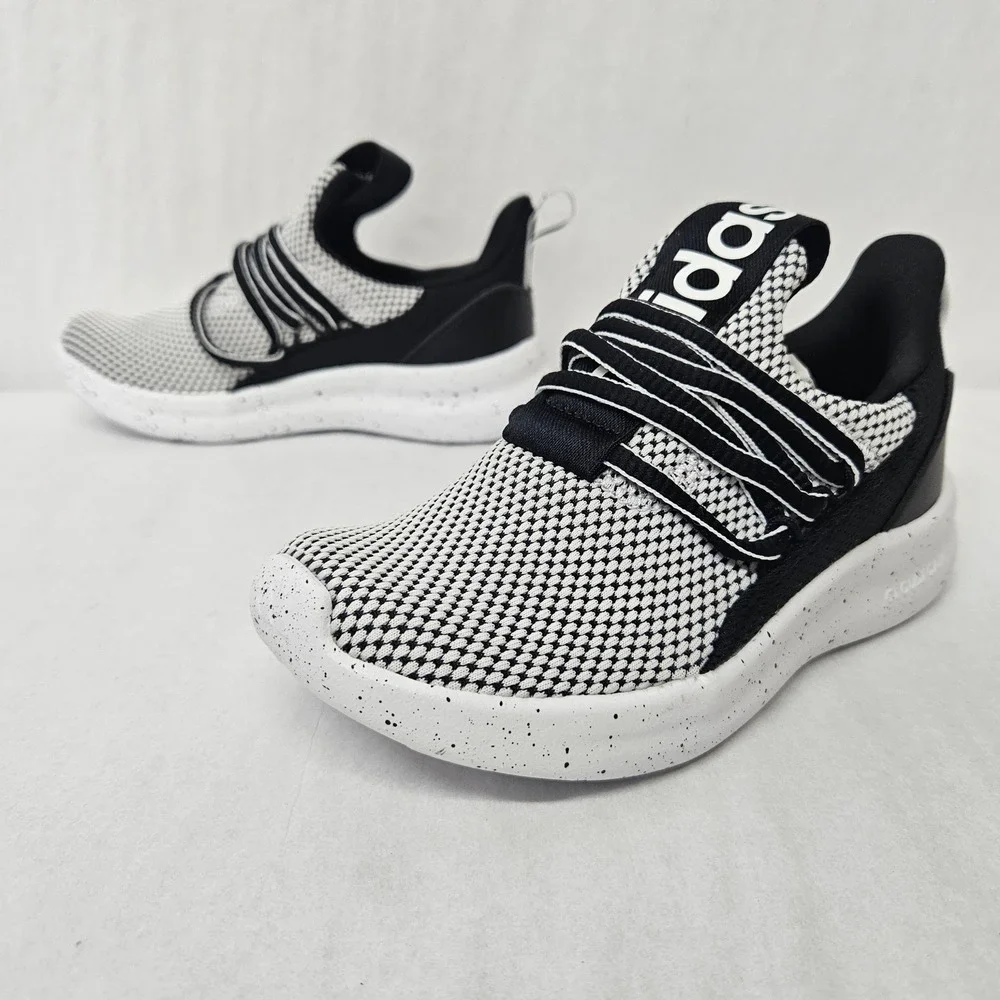 Adidas Lite Racer Adapt 7.0‎ K Athletic Shoes IE6384 Black White Kids Size 13K